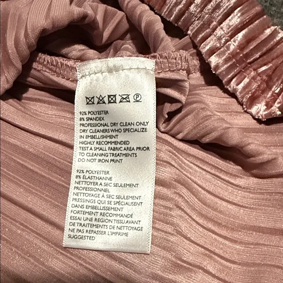 🌸 Free People Off-the-Shoulder Velvet Mini Dress Size S |Mauve | NWT - Picture 10 of 10